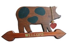 Large wooden pig for sale  RUGELEY