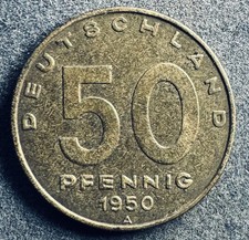 Pfennigs 1950 ddr gebraucht kaufen  Heist