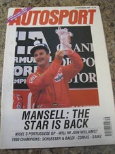 Autosport sep 1990 for sale  BRISTOL
