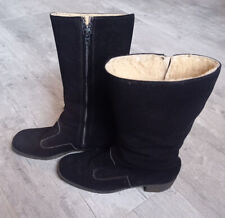 Bottes noires vintage d'occasion  Beaumont-de-Lomagne
