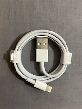 Cabo USB Lightning Apple 1M (3,3 pés) / AUTÊNTICO / NÃO FALSO / ABERTO NOVO, usado comprar usado  Enviando para Brazil