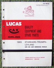 Lucas cav girling for sale  LEICESTER