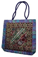 Bolsa de compras estilo étnico bordada trabalho bolsa de ombro feminina bolsa tote boho 272 comprar usado  Enviando para Brazil