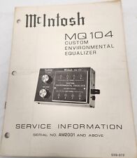 Mcintosh 104 custom for sale  Yorktown