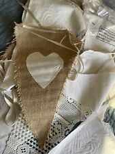 Handmade fabric bunting for sale  BOURNEMOUTH