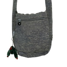 Bolsa tiracolo Kipling cinza aba original com chaveiro macaco  comprar usado  Enviando para Brazil