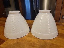 shade pair vintage glass for sale shade pair vintage glass for sale Saco
