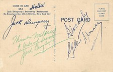 Signed boxing postcard for sale  RUGBY