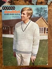 Mens knitting patterns for sale  READING