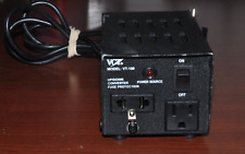 Convertidor transformador de voltaje ascendente/abajo VCT VT-100 entrada de enchufe Euro tipo F segunda mano  Embacar hacia Mexico