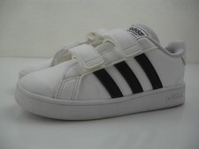 Sapatos masculinos meninas bebê 9,5 Adidas Neo Grand Court branco preto EF0118 gancho e laço comprar usado  Enviando para Brazil