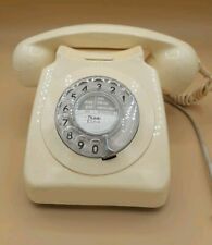 Vintage Gpo 8746G DFM 83/2 Creme Analógico Creme Telefone Fixo Doméstico Funcionando comprar usado  Enviando para Brazil