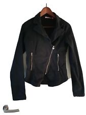 Bikerjacke jacke schwarz gebraucht kaufen  Krefeld