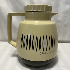 Usado, Jarro térmico vintage MCM Oster com isolamento térmico 2 quartos garrafa de café bege térmico marrom comprar usado  Enviando para Brazil