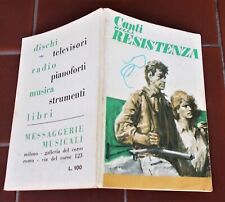 Canti della resistenza usato  Settimo Torinese