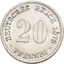 Kaiserreich pfennig 1876 gebraucht kaufen  Schwarzenbach am Wald