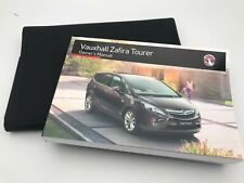 VAUXHALL ZAFIRA TOURER MANUAL E PACOTE CARTEIRA - 2012 a 2015 NOVO comprar usado  Enviando para Brazil