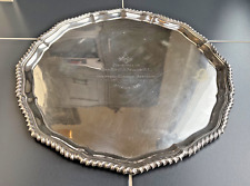 Large silver plate for sale  EAST LINTON