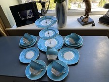 Colclough harlequin turquoise for sale  HOPE VALLEY