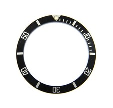 Genuíno Rolex Submariner 16610 16800 168000 "Flat 4" inserção de moldura de prata preta comprar usado  Enviando para Brazil