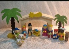 Kinder weihnachtskrippe holz gebraucht kaufen  Pulheim