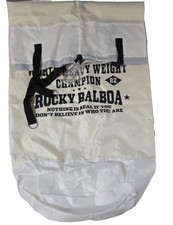 "Saco de pancada" saco de lavanderia Rocky III Mighty Mick's Boxing World bolsa branca pesada comprar usado  Enviando para Brazil