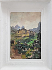 Ancienne peinture huile d'occasion  Grenoble-