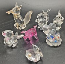Set crystal figurines for sale  LEEDS