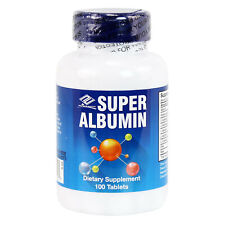 Suplemento dietético 8 x Super Albumin 100 comprimidos, usado comprar usado  Enviando para Brazil