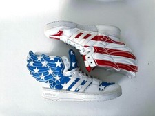 Adidas x Jeremy Scott JS Wings 2.0 Estrelas da Bandeira dos EUA V24619 US9 Sem Caixa Bom+ comprar usado  Enviando para Brazil