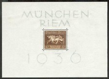 DR 1936 BLOCK4 ** MÜNCHEN RIEM POSTFRISCH TADELLOS PFERDE (39449a comprar usado  Enviando para Brazil