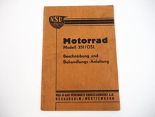 Nsu 351 motorrad gebraucht kaufen  Merseburg
