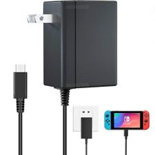 Cable cargador de viaje de pared para el hogar adaptador de fuente de alimentación de CA para Nintendo Switch 2.4A segunda mano  Embacar hacia Mexico