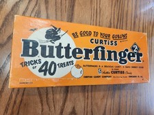 CAIXA DE DOCES RARA VINTAGE 1955 CURTISS BUTTERFINGER 1950'S HALLOWEEN - BOA! comprar usado  Enviando para Brazil