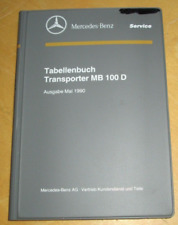 Tabellenbuch mercedes 100 gebraucht kaufen  Schorndorf