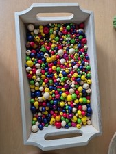 400 gramm holzperlen gebraucht kaufen  Kleve