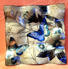 Scalloped blue silver for sale  Fairfield