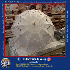 Ombrelle dentelle blanche d'occasion  Le Puy-en-Velay