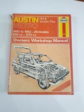 Haynes manual austin for sale  FLEETWOOD