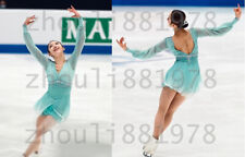 Vestido de patinaje de figuras para mujeres/niñas verde claro segunda mano  Embacar hacia Mexico