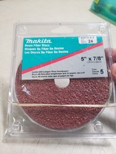 Discos de moagem abrasivos Makita 742072-A-5 5" x 7/8" mandril 24 grãos - pacote com 5 comprar usado  Enviando para Brazil