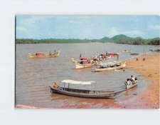 Postcard fishing boats for sale  Almond