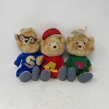 Usado, Bonecas de Pelúcia Vintage Alvin And The Chipmunks 1983 Alvin, Simeon, Theodore 10” Excelente Estado Usado comprar usado  Enviando para Brazil