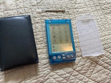 Visera de resorte de mano Deluxe azul translúcido portátil PDA organizador Palm Pilot segunda mano  Embacar hacia Mexico