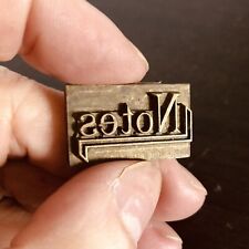 Printing letterpress brass for sale  LONDON