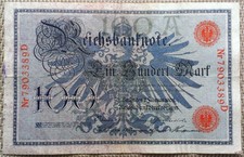 100 mark reichsbanknote gebraucht kaufen  Burghausen