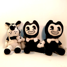 Bonecas de pelúcia Bendy & The Ink Machine 10" Bendy (2x) e Boris comprar usado  Enviando para Brazil