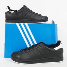 Tênis Adidas Superstar II Casual em Preto/Branco Nuvem Tamanho 12 (JR0029) comprar usado  Enviando para Brazil