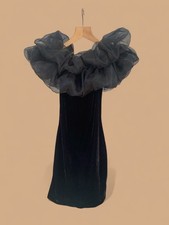 Zara black velvet for sale  COBHAM