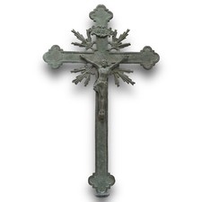 Antico crocifisso puntale usato  Asti